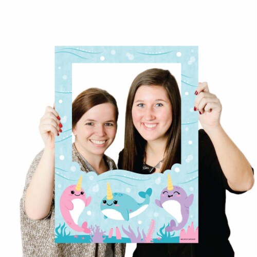 Big Dot Of Happiness Narwhal Girl Under The Sea Party Photo Booth