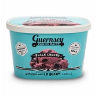 Guernsey Farms Dairy Black Cherry Ice Cream Tub Oz Kroger