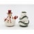 Ceramic Snowman Christmas Tree Salt And Pepper Shakers Kitchen Decor