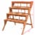 Costway 4 Tier Wood Plant Stand Flower Pot Holder Display Shelves Rack