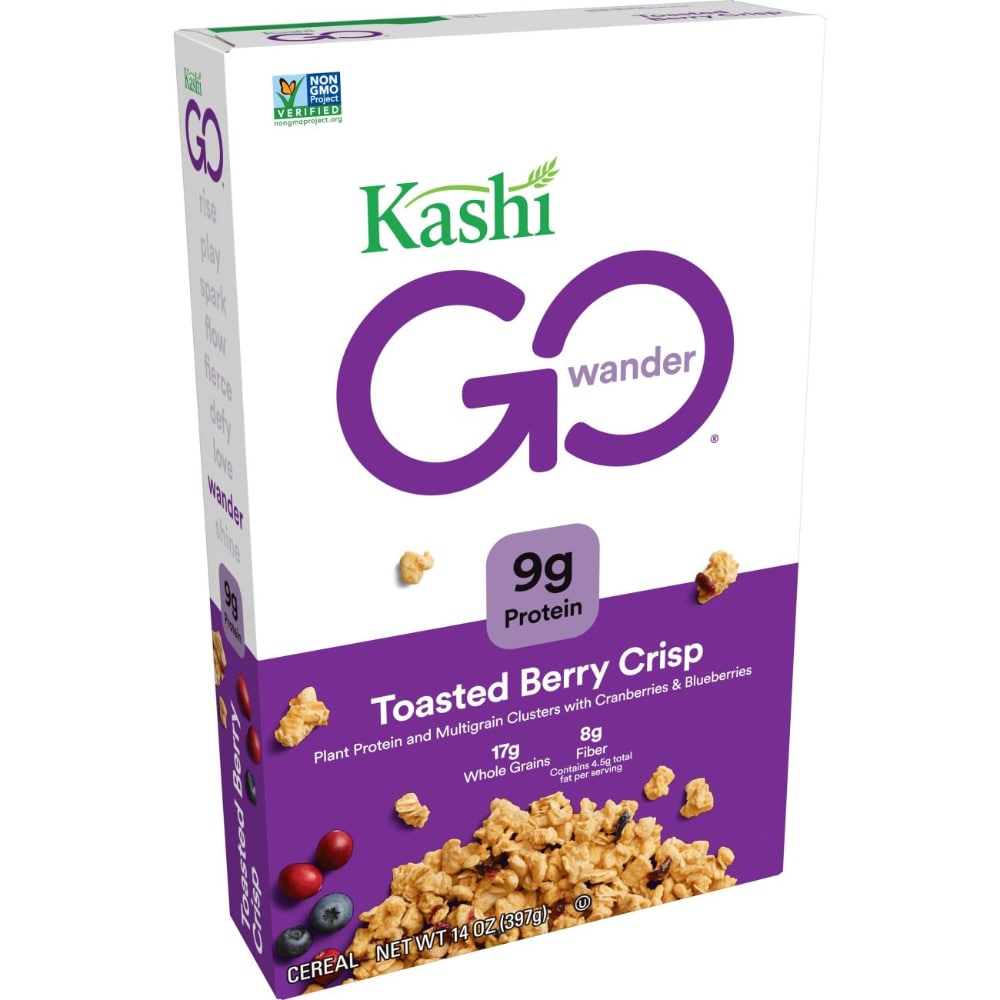 Kashi GoLean Toasted Berry Crisp Cereal 14 Oz Pack Of 3 3 Pack